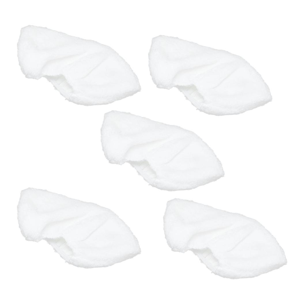 5 bucăți tampon de mop cu abur din microfibră pentru mop cu abur, parte pentru duză de abur pentru Karcher SC1 SC2 SC3 SC4 SC5 SV7