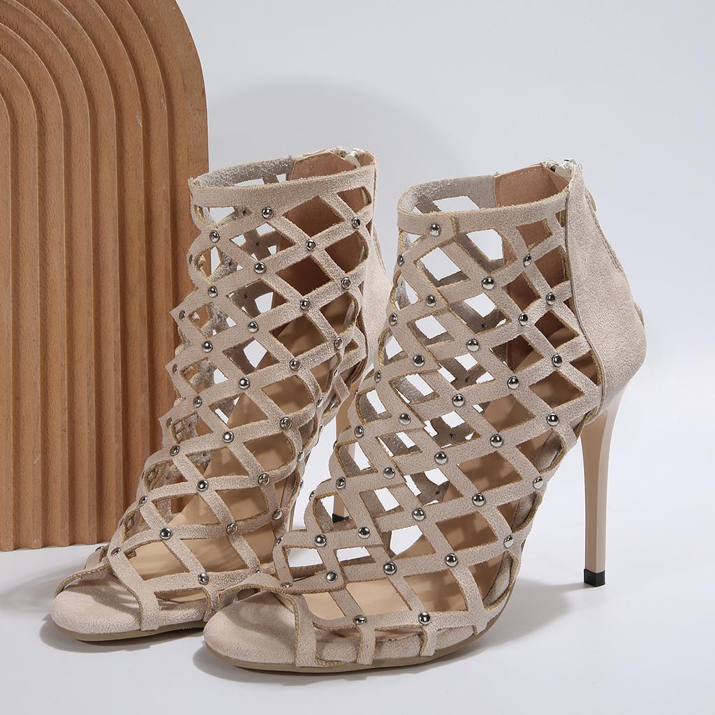 High Heels Sandals Women 2026 Summer Black Modern Shoes Fashion Sexy Peep Toe Designer Sandals Banquet Party Shoes