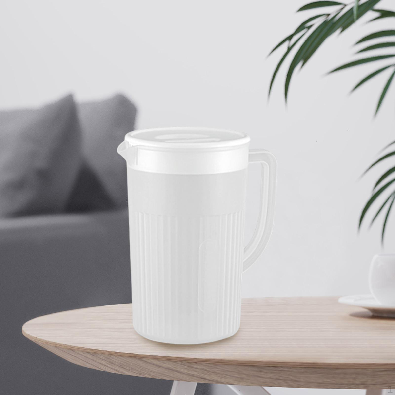 

Elegant Glass Beverage Dispenser with Spout White