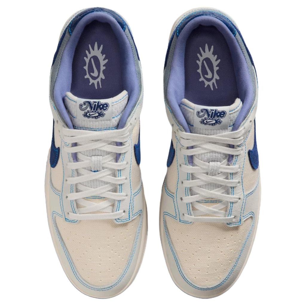 Nike Dunk Comfortable Fit Low Top Skate Shoes Unisex sneakers White Blue IB6752-101