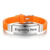Personalized Stainless Steel Bracelets Bangles Punk Jewelry Diy Name Engraved Bracelets (Ba102442 )Punk Jewelry