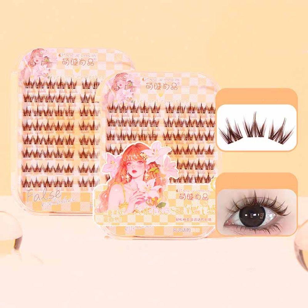 Sweet Adhesive False Eyelashes DIY Glue Free Fake Lashes  Grafting Lashes