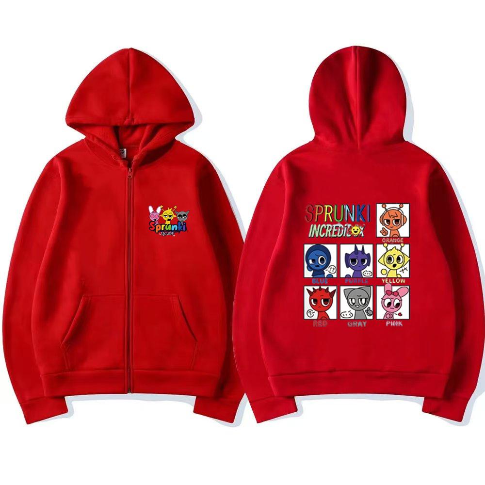 

Casual Children s Clothing Fashion Print Sweatshirt Loose Hoodie Sweatshirts Girls 160 червоний