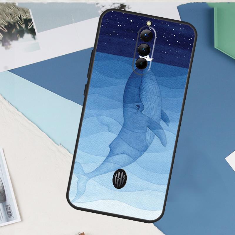

ocean waves sailboat Case For ZTE Nubia Red Magic 11 10 9 8 8S 9S 10S Pro Plus 6 7 6S 7S Pro 5G 6R 10 Air Cover Red Magic 7S