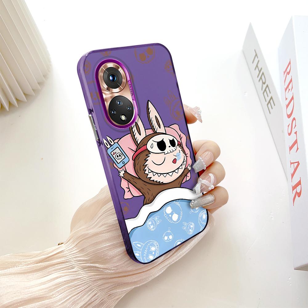 Painted Pattern Colorful Sliver Double Sided Hard Shell Shockproof Anti-fall Phone Casing for Huawei Honor Infinix Tecno iPhone