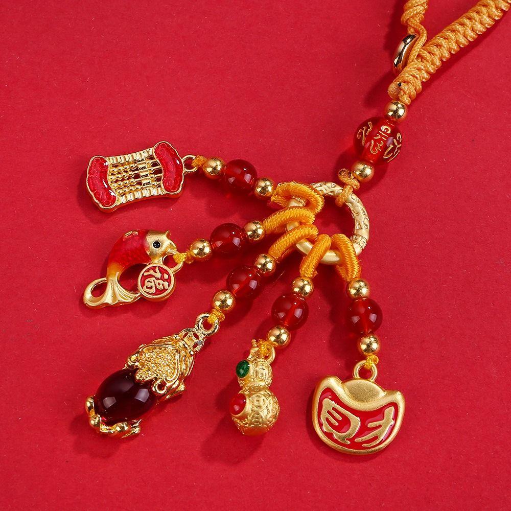 Small Pendant Plutus Lucky Keychain Enamel Key Chain Strap Unique Car Keys Charms  Decoration