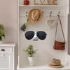 8Pcs Self Adhesive Wall Mount Eyeglasses Storage Rack Nose Shape Holder Stand for Sunglasses for Home Bathroom Bedroom