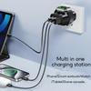 Oatsbasf 4-in-1 Protable Fast Charging Watch Wireless Charger Adapter for iWatch Samsung Watch US/UK/EU Plug Magnetic Adapter