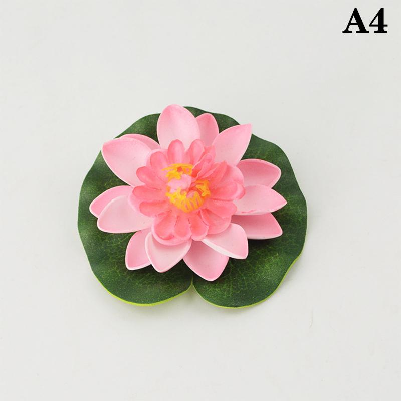 

Мини-лотос искусственный цветок плавающий поддельный лотос растение реалистичная водяная лилия микро ландшафт для пруда сад декор растения