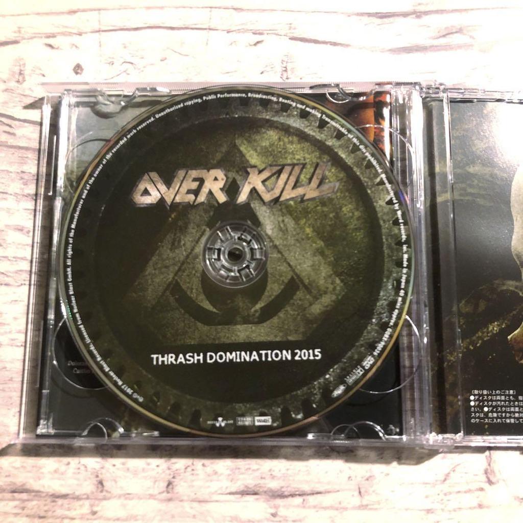 [USED] OVER KILL THE GRINDING WHEEL CD with DVD