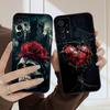 Lila Silverdödskalle För Samsung A03 Core A04 05 06 12 14 15 16 22 23 Galaxy 25 26 4G 34 35 52 53 56 71 73 90 5G mjukt mobilskal