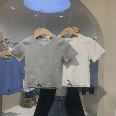 Women's Trendy Slim-Fit Short-Sleeve T-Shirt, Spring/Summer 2024 Stylish & Versatile Half-Sleeve Top