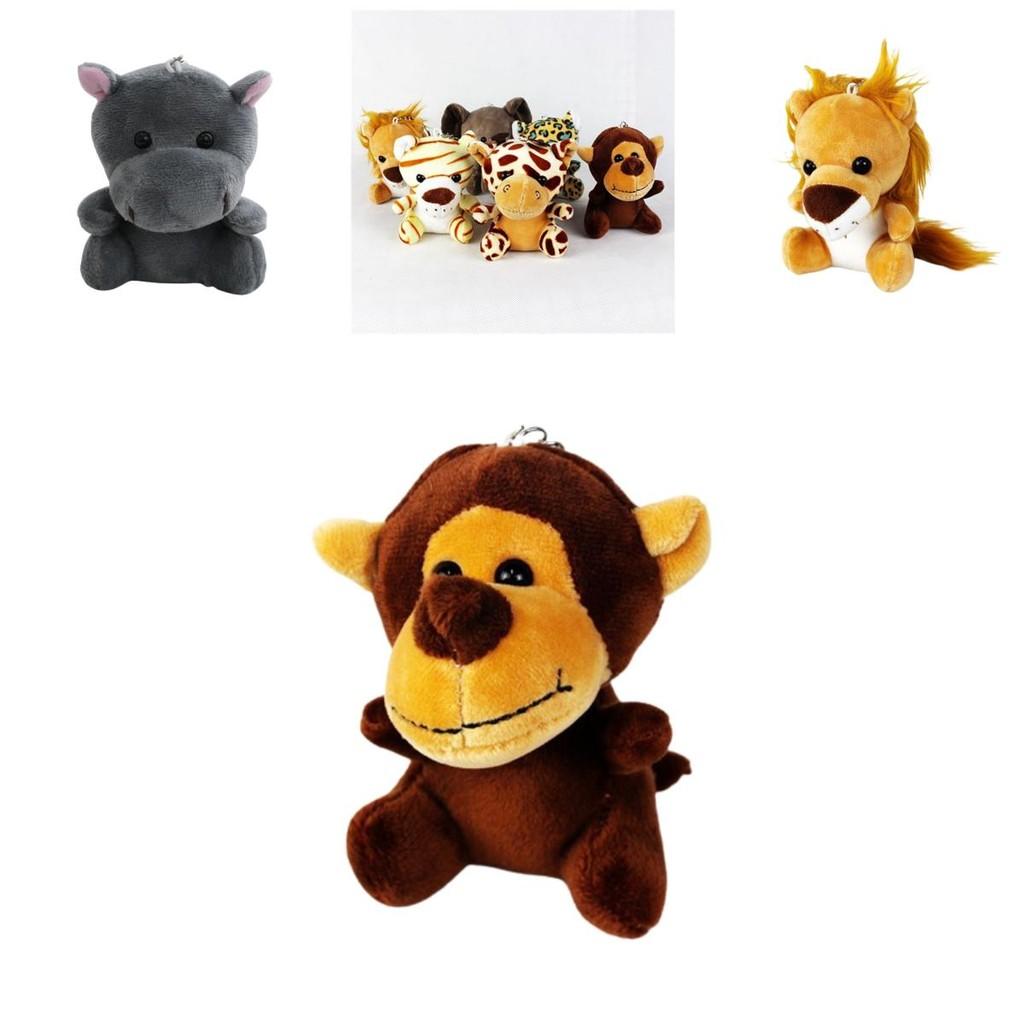 Macchine artigliate per bambole di animali del bosco all'ingrosso, Tigri e leoni di peluche da quattro pollici, Decorazioni e accessori portachiavi in peluche, Cotone PP, Personalizzabile)