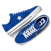 Converse One Star Pro Comfortable and Versatile Non-slip and Abrasion Resistant Low-Top Board Shoes Unisex Blue and White