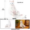 Three-Color Animal Model Plush Cat Toy - British Shorthair, Siamese, Persian, Orange, and Leopard Cat Simulation for Kids.