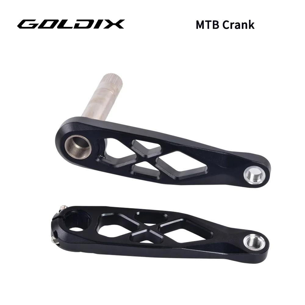 

GOLDIX MTB Crankset BSA 24mm 165mm 170mm 175mm Direct Mount R-SPEC Trail Hollow Bike Crank Spindle DH AM XC for Shimano SRAM 170mm
