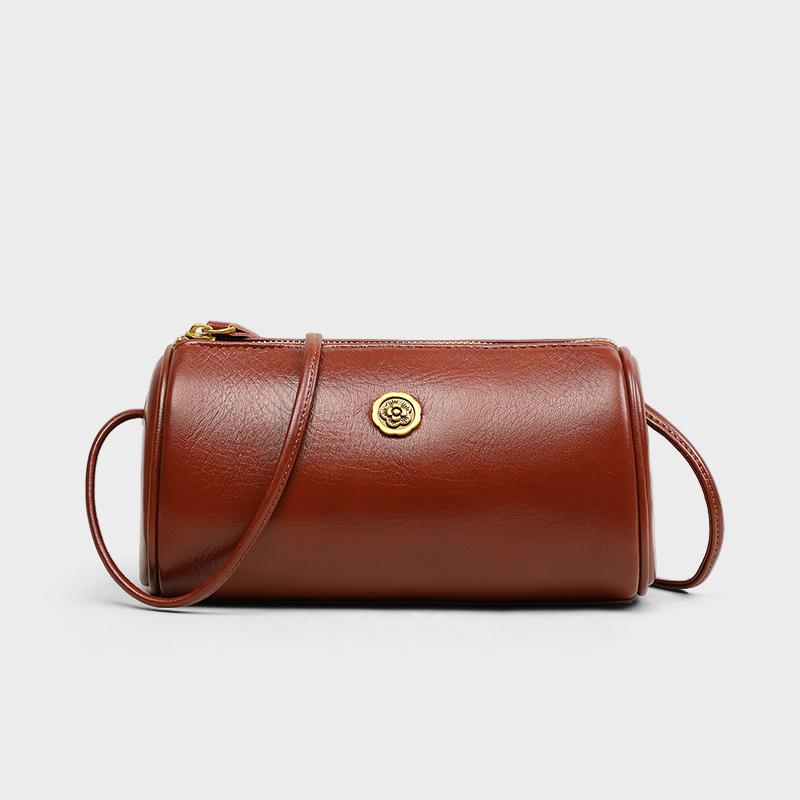Bag Women's Crossbody Bag Spring Summer Cylinder Foreskin Underarm Bag Senior Sense Shoulder Bag for Women