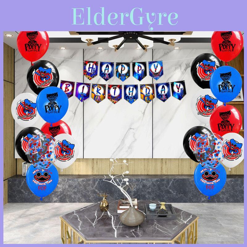 Idealne Dekoracje Imprezowe Poppy Playtime Kolorowe Balony i Toppery na Tort Na Zabawną Celebrację
