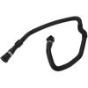 Engine Radiator Hose No.17127580963 Lower Coolant Cooling Hose Pipe Tube Line for BMW 535i 3.0L 2011-2016 Rubber Black