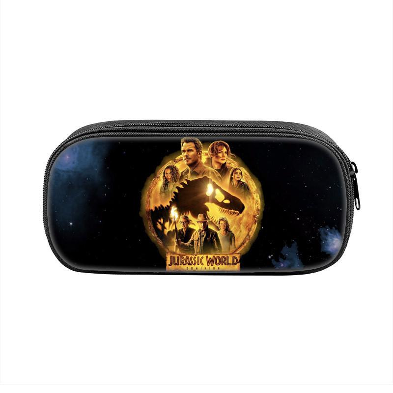 Jurassic World 3 Pencil Case With Nylon Material For Students And Kids