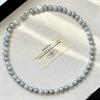 Handmade Imitation Pearl Fresh & Sweet Necklace with Light Luxury No-Buckle Design