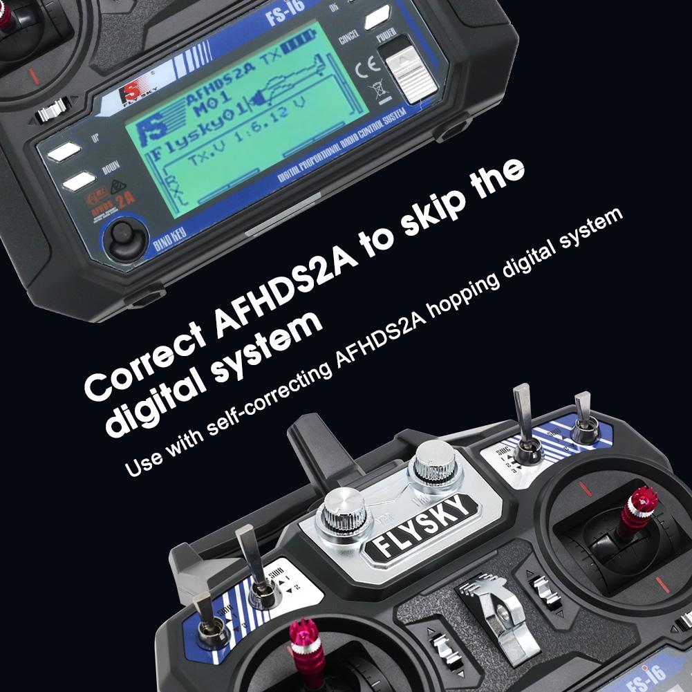 FLYSKY FS-i6 I6 Transmitter 2.4G 6CH Radio Remote Controller With iA6 iA6B X6B A8S R6B iA10B FS2A Receiver for RC Drone Airplane