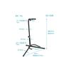 Kikutani Music Guitar Stand, Anti-Tip, Lightweight, Foldable, Suitable for Electric and Acoustic Guitars, GS-102B