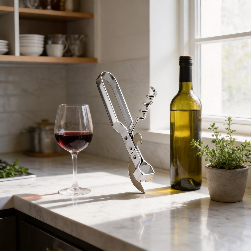 Stainless Steel Multifunction Bottle Opener With Can And Beer Bottle Opening For Home And Gift Use
