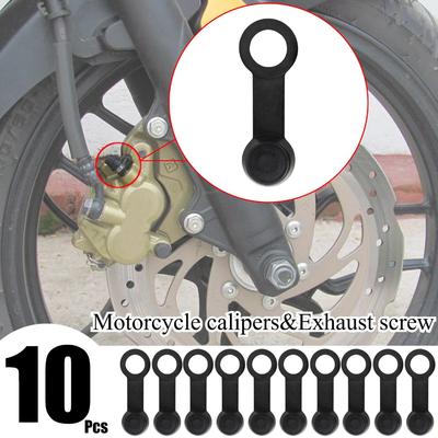 20 Stück Gummi Entlüfterschraubenkappe mit Staubschutz schützt vor Schmutz und Feuchtigkeit für den Einsatz im Automobil- und Motorradbereich
