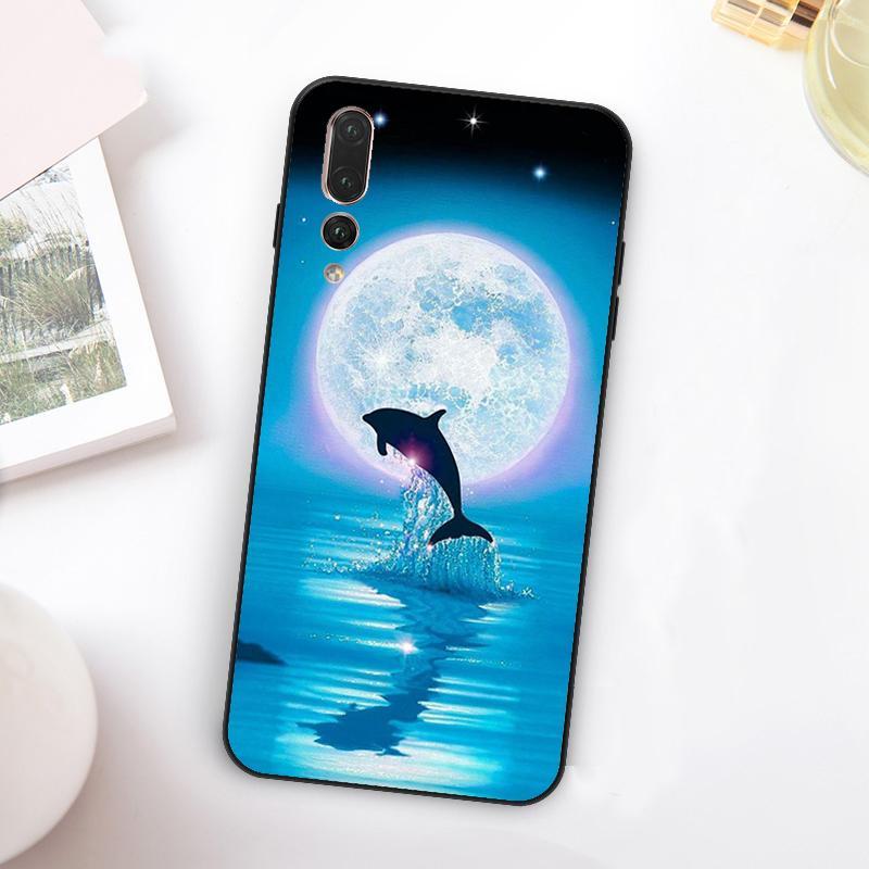 Dolphin For Huawei Nova 5T 9 10 SE 7i 8i 11i 12i Y73 Y90 Y70 Y72 Y61 Y91 Y60 P20 P40 P30 Lite Case