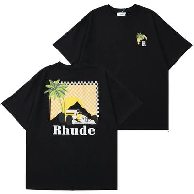 T-skjorte Menn Kvinner Bomulls-Tee Mote-T-skjorte Streetwear Hip Hop Kortermet T-skjorte 2024 Sommer Trend Klær Topper