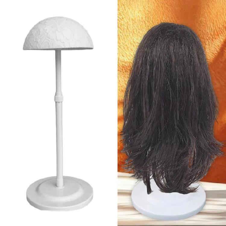 Wig Head Stand Wig Head Holder Wigs Stand Adjustable Height Wig Holder Hat Display Stand