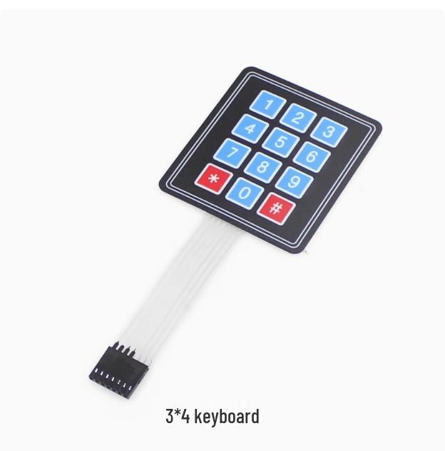 16-Key 4x4 Membrane Matrix Keypad for Arduino
