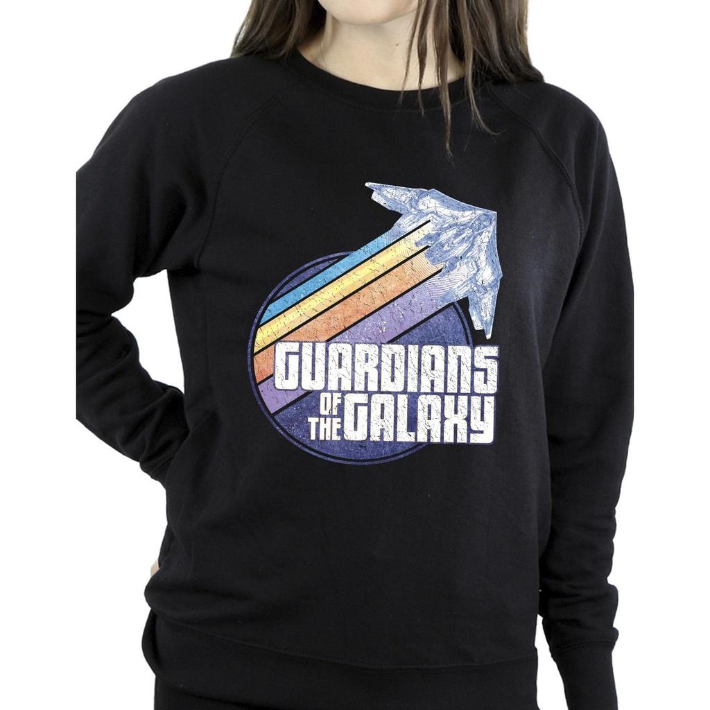 Guardians Of The Galaxy Damen/Damen Abzeichen Rakete Sweatshirt