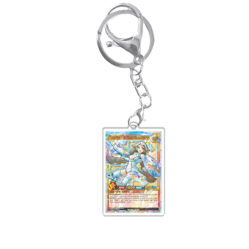 Keychains for Yugioh Rush Duel Rd Princess Cosmos Deathtacle Acrylic Pendant Backpack Ornament Decoration Anime Game Fans Gift