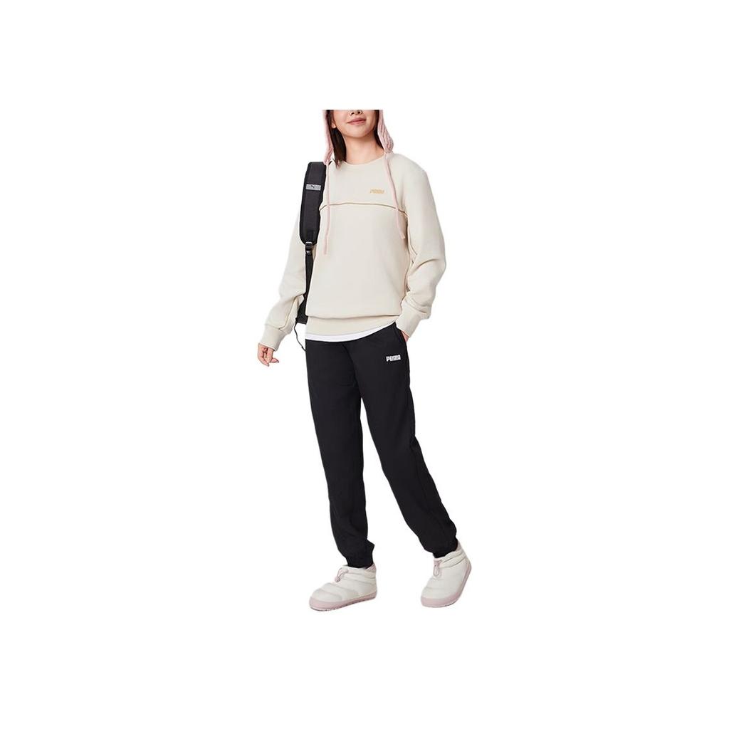 Puma Ess+ Gold Crew Fl Sports Casual Fleece Pullover Warm Sweatshirt Men Sweatshirt 692907-87