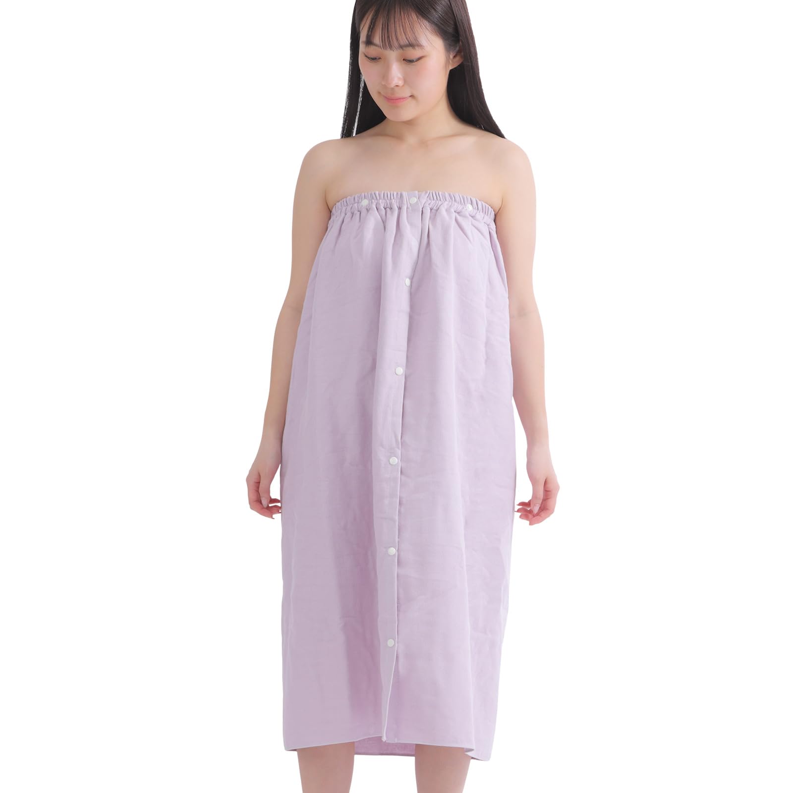 

Five Bear Senshu Wrap Towel for Adults, Suitable for Pool and Swimming, Made in Japan, for Boys, Girls, and Women (Purple)