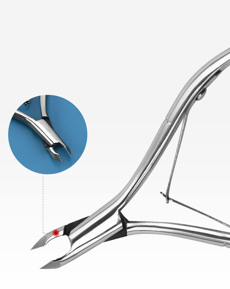 Round Cuticle Nipper Nail Manicure Scissors Cuticle Clippers Trimmer Dead Skin Remover Pedicure Stainless Steel Cutters Plier