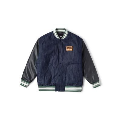 Vans American Vintage Casual Versatile Comfortable College Style Jacket Unisex Jacket Dark-Blue VN000KC0CRF
