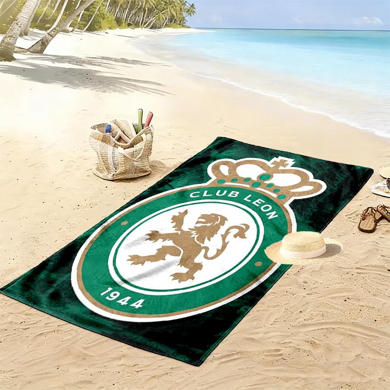 Club Leon 2D Flat Print Beach Towel, Large Soft Quick Dry Towel for Beach Camping Swimming.NSTJ0928397