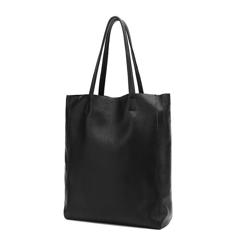 Women s Top - Grain Leather Handbag - Versatile, Spacious and Casual Shoulder Bag Versatile Genuine Leather Work Tote