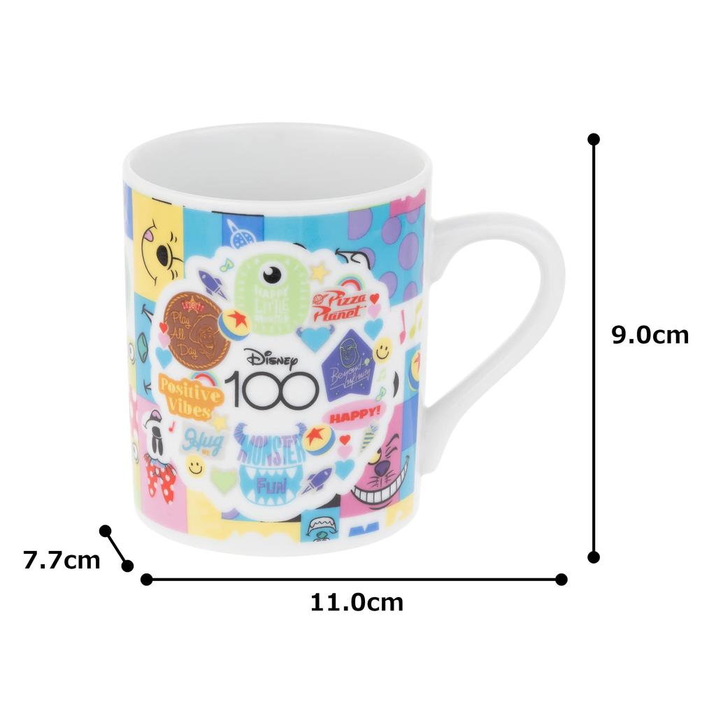 Maebata Disney HAPPY FACES Mug, 260ml, 52894