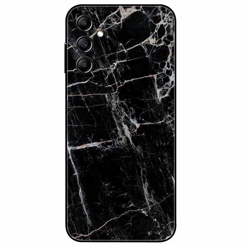 Hülle Für Samsung Galaxy A54 5G A34 A24 S23 Hülle Blume Marmor TPU Weiche Silikonhülle für GalaxyA54 A 34 Bemalte Handyhüllen