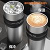 KDTJFH Tumbler with Straw and Lid, 316 Stainless Steel Bottle with Straw Hole Plug, Self-Repellent, Rust-Resistant, Durable, High-Quality, Wide Mouth,