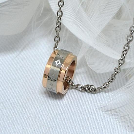 phiten Fefe Phiten Necklace for Women Pink Gold Pendant 12 set and Kotobuki Jewelry polishing [Fefe] fe-fe [Set] 2-piece (necklace cloth)