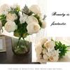 Fake Peony Flower with 13 Heads Artificial Plant for Wedding Home Accessories Room Decor
