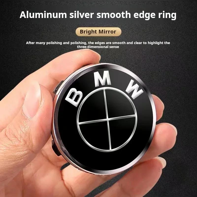 XZCZC1 For BMW For BMW Hubcaps 68mm Blue White Black and White 56mm Black and White Hub Center Plastic Cap LOGO