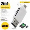 Universal Card Reader Mobile Phone PC Card Reader Micro USB OTG Card Reader OTG TF / SD Flash Memory