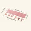 Solid Color Folding Clothes Hanger Space-Saving 6 Clips Portable Drying Rack Plastic Travel Fabric Hanger Dormitory