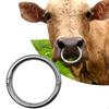 -Näsringsbindningsverktyg Dragringar Hållbara Släta Veterinärko Näsa för Tillbehör Tillbehör